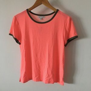 AE Striped Baby Tee Sz L